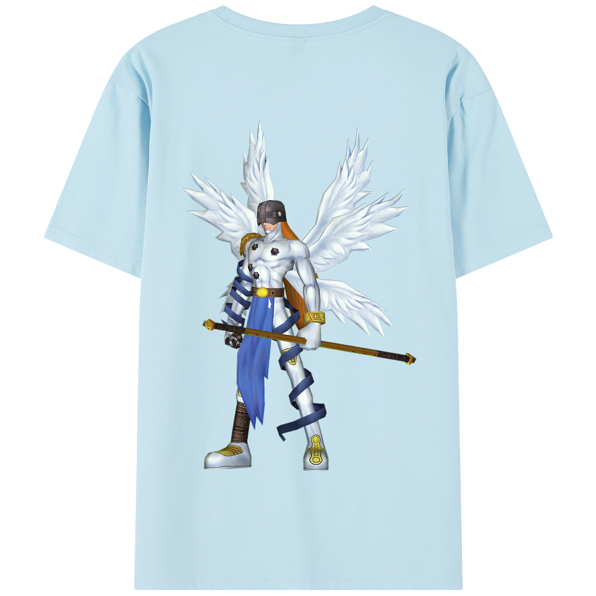 （画像用） Digimon デジタルモンスター/デジモン 綿100％半袖Tシャツ（背面プリント）